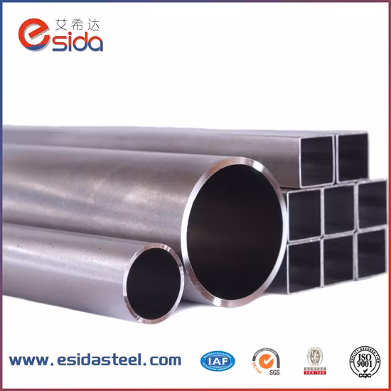 201/304/310/316/316L/321/904/2205/2507 Edelstahl-Duplexstahl, verzinktes quadratisches/rechteckiges Rohr, warmgewalzt/kaltgezogen, Korrosionsbeständigkeit